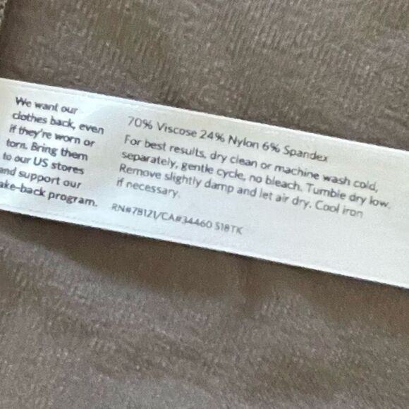 Eileen Fisher Brown Stretch Blazer - Picture 4 of 4